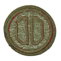 Patch, 31st Infantry Division, OD Border, Green back, 1943