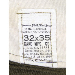 Pantalon moutarde, Special, 32 x 35, 1944