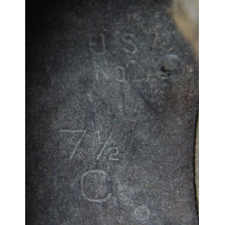 Shoes, Service, Composition Sole, Type II, US Army, Laundry Number