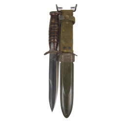 Knife, Trench, USM3, UTICA on Guard, with USM8 Scabbard