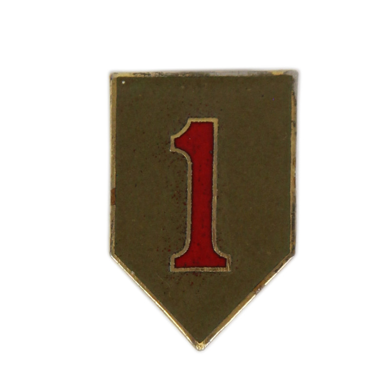 Crest, 1st Infantry Division, à pin's