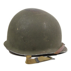 Casque M1, pattes fixes, liner FIRESTONE, MM2c William Freed, Seabees