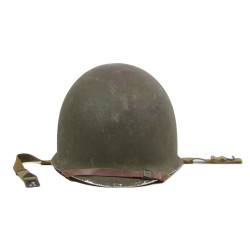 Casque M1, pattes fixes, liner FIRESTONE, MM2c William Freed, Seabees