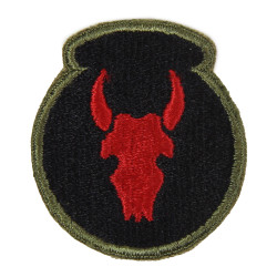 Patch, 34th Infantry Division, OD Border, Green Back, 1943