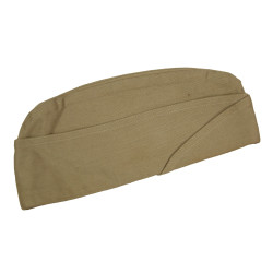 Cap, Garrison, Chino, Size 6 7/8, 1943