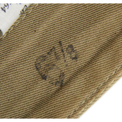 Cap, Garrison, Chino, Size 6 7/8, 1943