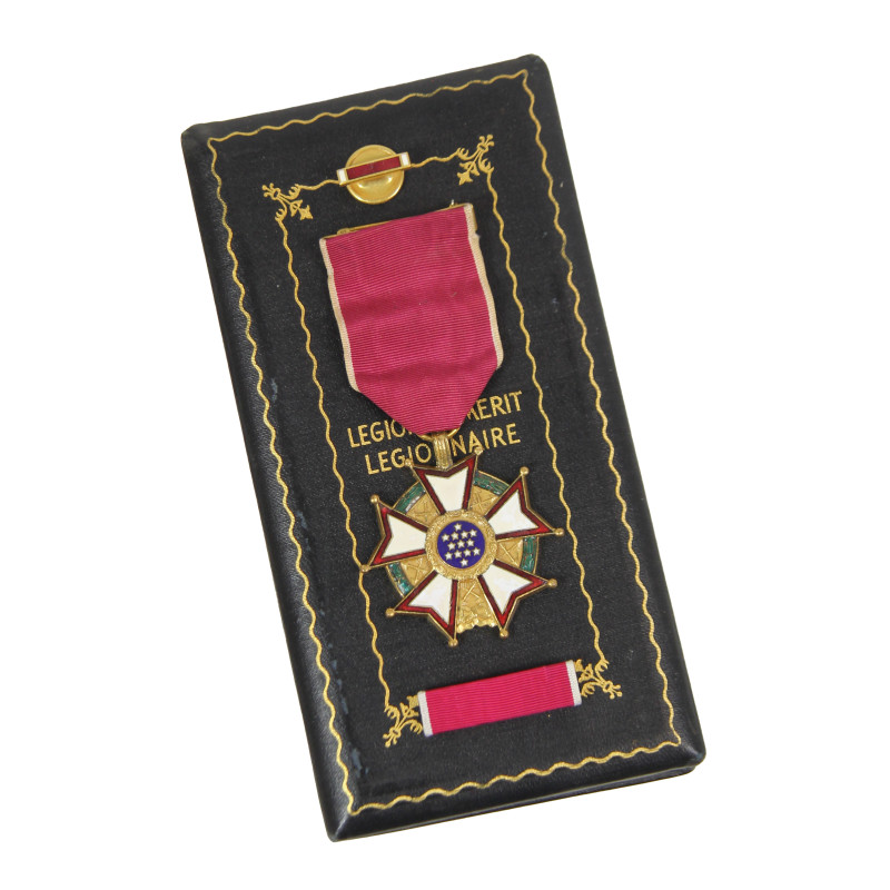 Medal, Legion of Merit, Legionnaire Degree, Named, in Case