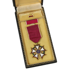 Medal, Legion of Merit, Legionnaire Degree, Named, in Case