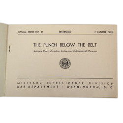 Livret, The Punch Below The Belt, Restricted, 1945