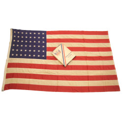 Drapeau US, 48 étoiles brodées, BULL DOG BUNTING, Dettra's Flag Products, 121 x 182 cm, dans sa boîte