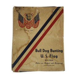 Flag, US, 48-Star, Embroidered, BULL DOG BUNTING, Dettra's Flag Products, 4' x 6', in Box