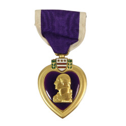 Medal, Purple Heart, in Case, A.E. Co., Utica, NY, 1943