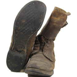 Boots, Service, Combat (Buckle Boots), Size 8 ½, Ardennes