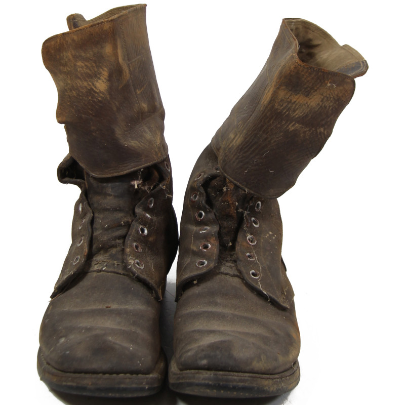 Boots, Service, Combat (Buckle Boots), Size 8 ½, Ardennes