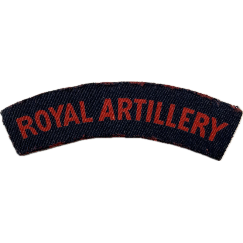 Title, Royal Artillery, imprimé