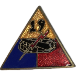 Crest, 19th Armored Division, à épingle