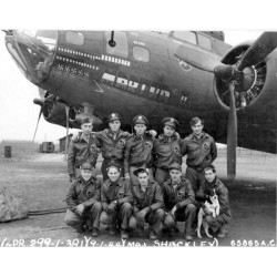 Chest Insignia, 533rd Bombardment Squadron, 381st Bombardment Group, 8th Air Force, Leather