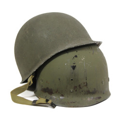 Helmet, M1, Fixed Loops, CAPAC Liner, Green A Washers