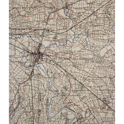 Lot of Two Allied Maps, SAINT-HILAIRE-DU-HARCOUËT & AVRANCHES, Normandy, 1944