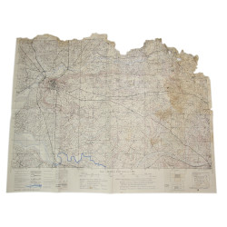 Lot of Two Allied Maps, SAINT-HILAIRE-DU-HARCOUËT & AVRANCHES, Normandy, 1944