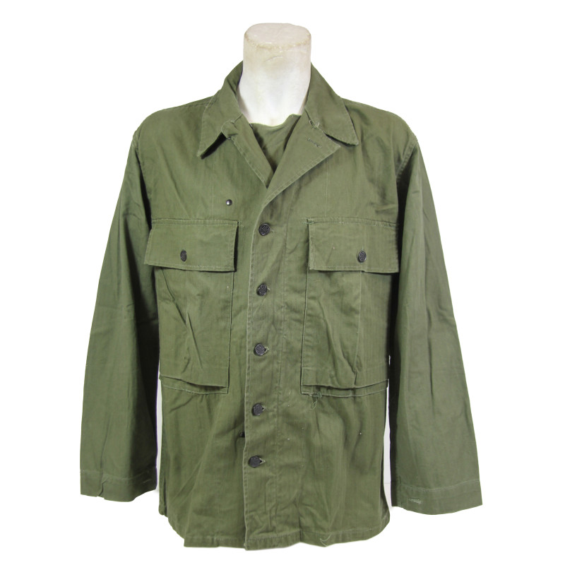 Jacket, HBT (Herringbone Twill), Special, OD 7, US Army, 38R