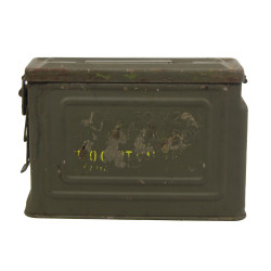 Box, Tin, Ammunition, .30 Caliber, Browning Machine Gun, S.F. Ltd.