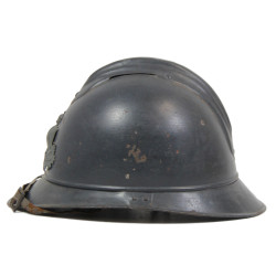 Casque Adrian, Mle 1915, génie français, attribut du 1er type, complet