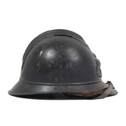 Helmet, Adrian, M1915, French Engineers, Early Insignia, Complete