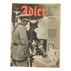 Magazine, Der Adler, August 10, 1943, French Edition