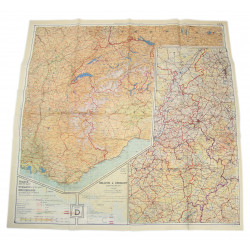 Map, Silk, Escape, C/D, 1943