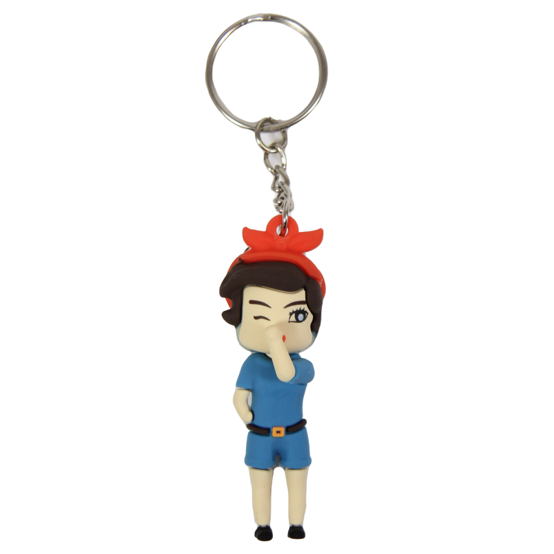 Key Ring, Rosie, silicone