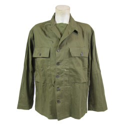 Jacket, HBT (Herringbone Twill), Special, OD 7, US Army, 38R, 1943