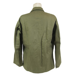 Jacket, HBT (Herringbone Twill), Special, OD 7, US Army, 38R, 1943