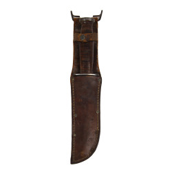 Knife, Fighting, Kinfolks, with Leather Scabbard