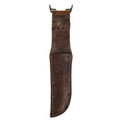 Knife, Fighting, Kinfolks, with Leather Scabbard