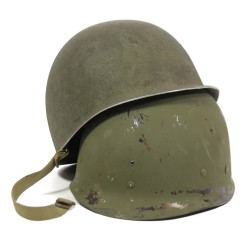 Helmet, M1, Fixed Loops, CAPAC Liner, Green A Washers