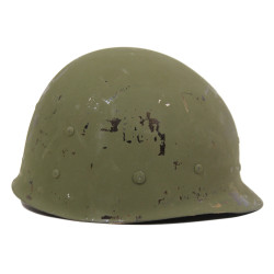 Helmet, M1, Fixed Loops, CAPAC Liner, Green A Washers