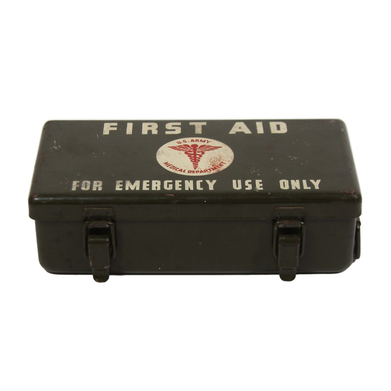 Kit, First-Aid, Motor, Vehicle, 12 Unit, Item No. 9777300, 1st Type, 1942