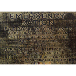 Tin, Ration, Emergency, British