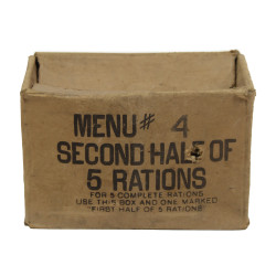 Carton de ration, Menu 4, Second Half, Ten-in-One