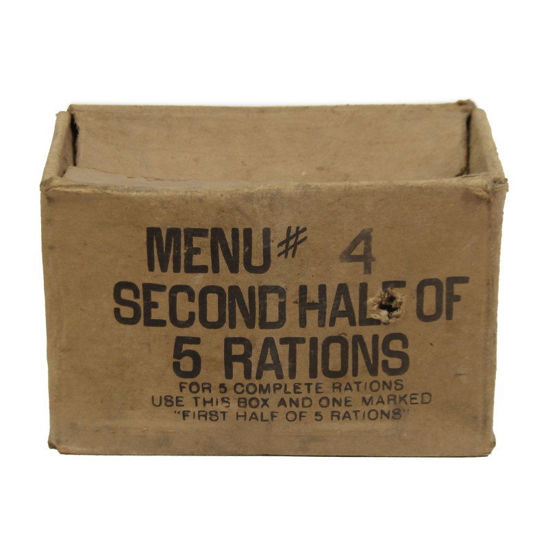 Carton de ration, Menu 4, Second Half, Ten-in-One