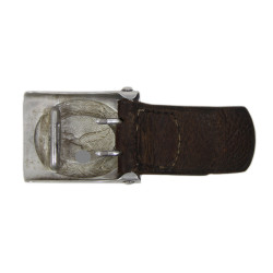 Belt, Luftwaffe, Aluminium Buckle, 1938-1939, 4. Kompanie, Fallschirmjäger-Regiment 4, Italy