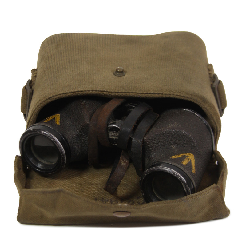 Binoculars, 6x30, BAUSCH & LOMB OPT. CO., War Aid, with British Case, M.E. Co. 1941