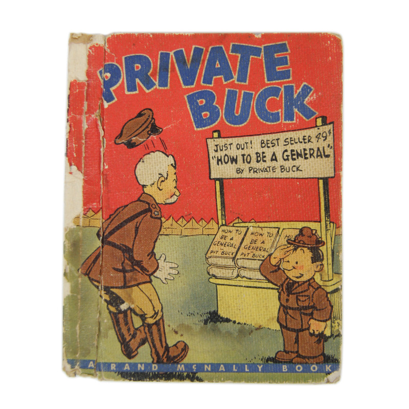 Livre de poche illustré humoristique, Private Buck, 1943