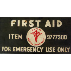 Kit, First-Aid, Motor, Vehicle, 12 Unit, Item No. 9777300, 1st Type, 1942, Full