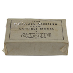 Dressing, First-Aid, Large, US Army, Carlisle Model, THE BAY DIVISION - PARKE, DAVIS & CO.