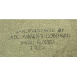 Demi-toile de tente, 1er type, US Army, DADE AWNING COMPANY 1943