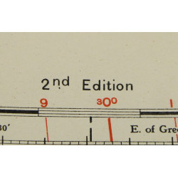 Carte alliée, Navigation Chart, RAF & USAAF, NICE, 1941