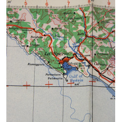 Carte alliée, Navigation Chart, RAF & USAAF, NICE, 1941