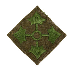 Insigne, 4th Infantry Division, feutre